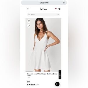 NWT Lulus Skater Dress